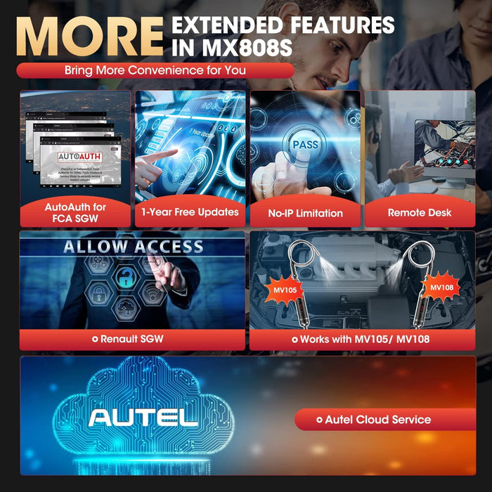Autel MX808S Automotive Diagnostic Tool - NZ Edition