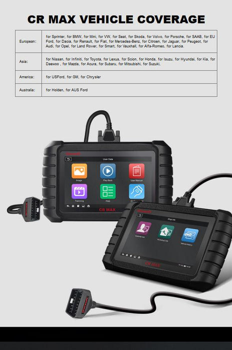 iCarsoft CR Max Android Pro Scan Tool - Stahlcar Scan Tools