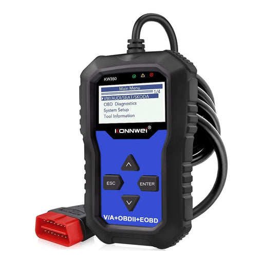 Konnwei KW350 Audi/VW/Skoda All Systems Scan Tool - Stahlcar Scan Tools