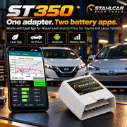 Stahlcar ST350 Bluetooth OBD2 adapter for Nissan Leaf Spy and Toyota Lexus Dr Prius battery apps