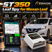 ST350 with Leaf Spy for Nissan Leaf EV battery status cell balance and diagnostic data
