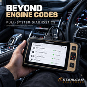 Thinkcar Reader 8 full-system fault-code scan for engine, transmission, ABS and airbags where supported