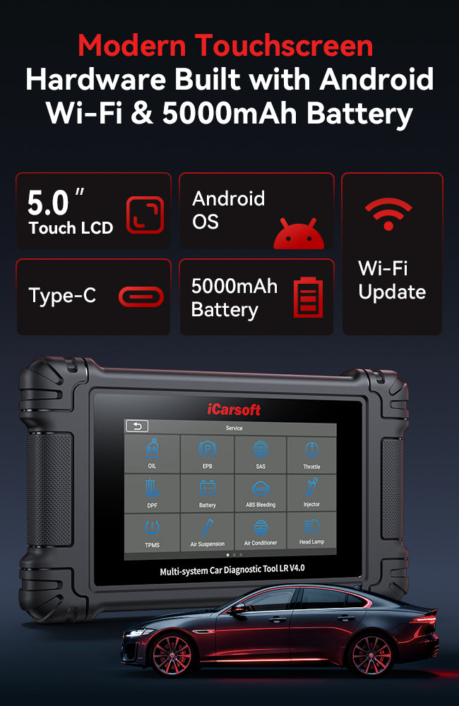 iCarsoft LR v4.0 Land Rover/Jaguar (+2 other Brands) Scan Tool