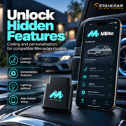 MBito unlock supported Mercedes-Benz lighting, comfort and convenience features with optional coding credits