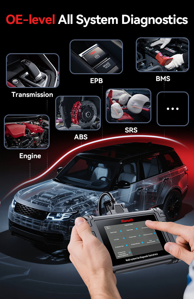 iCarsoft LR v4.0 Land Rover/Jaguar (+2 other Brands) Scan Tool