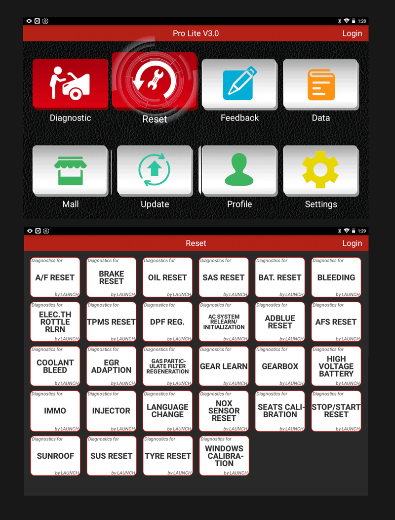 Launch X431 Pro Lite v3 Diagnostic Scan Tool
