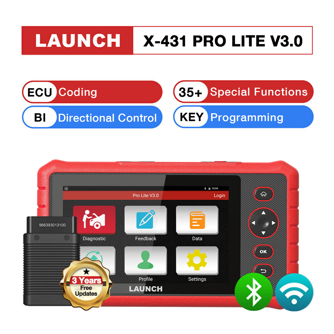 Launch X431 Pro Lite v3 Diagnostic Scan Tool Stahlcar Scan Tools