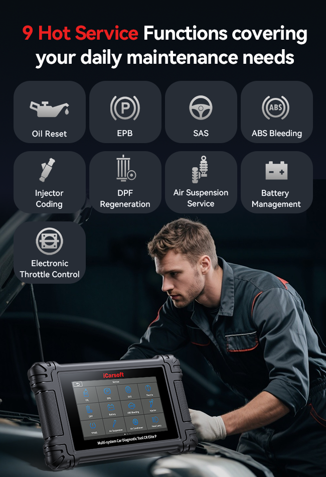 iCarsoft CR Elite P All Makes/Multi Systems Scan Tool