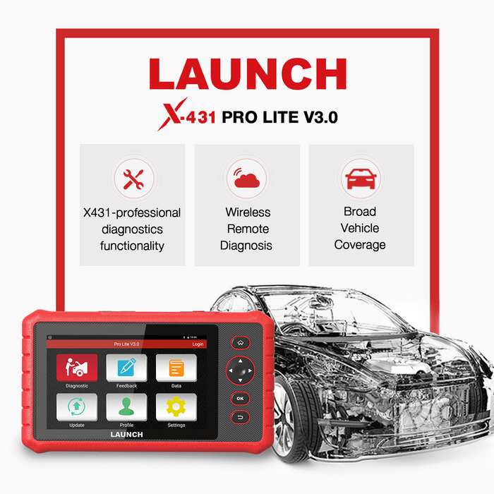 Launch X431 Pro Lite v3 Diagnostic Scan Tool