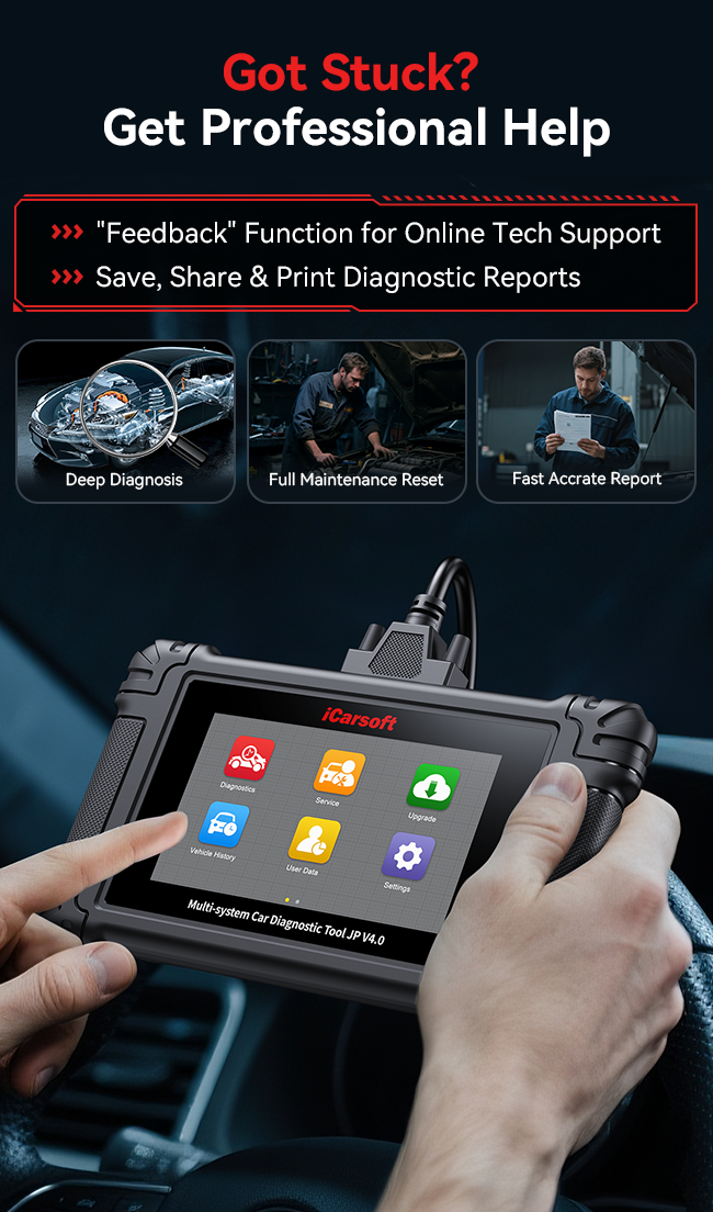 iCarsoft JP V4.0 Japanese/Korean Vehicle Scan Tool - image 4
