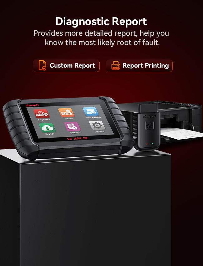 iCarsoft CR Max BT Wireless Android Pro Scan Tool