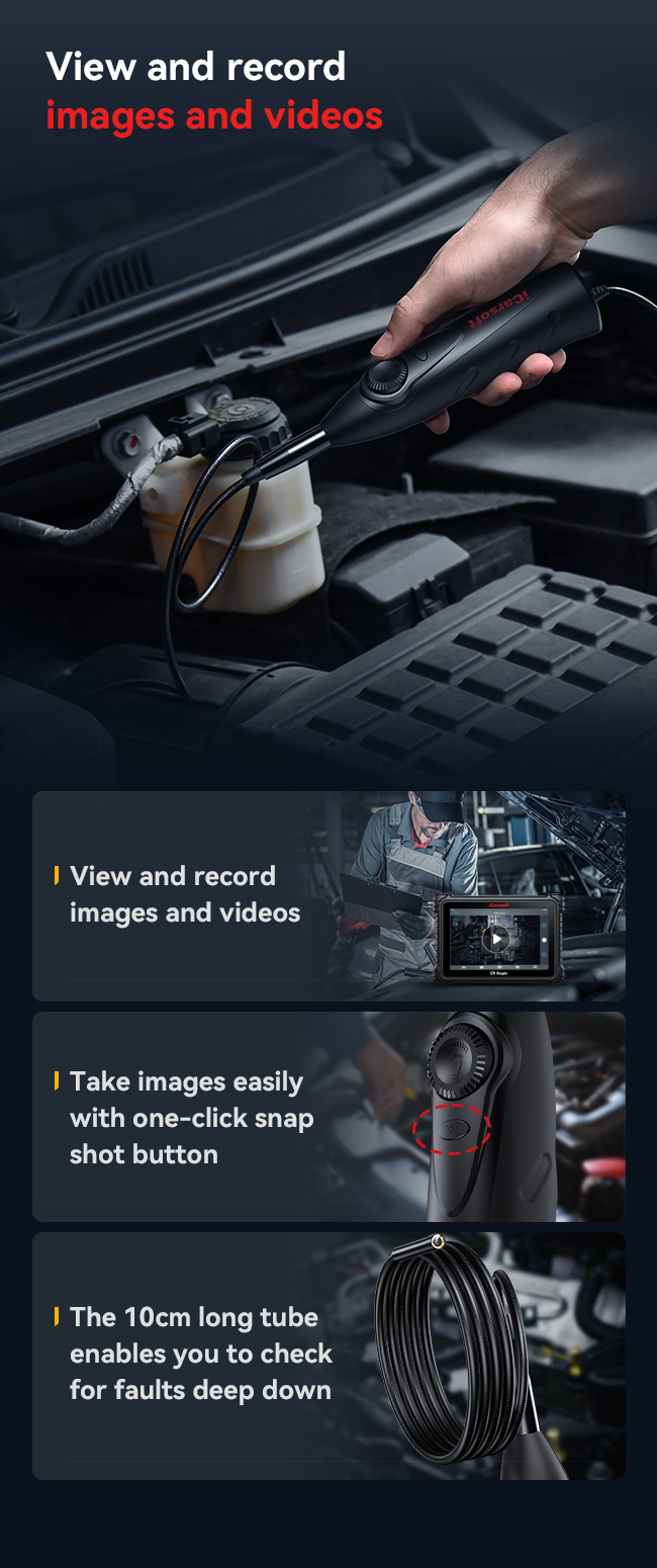 iCarsoft VDSP2000 Videoscope For CR MAX Range
