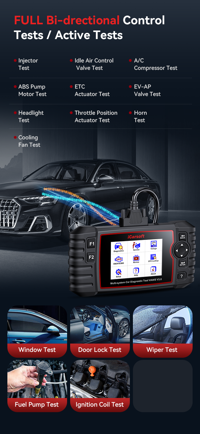 iCarsoft VAWS v3.0 Audi/VW/Seat/Skoda Scan Tool