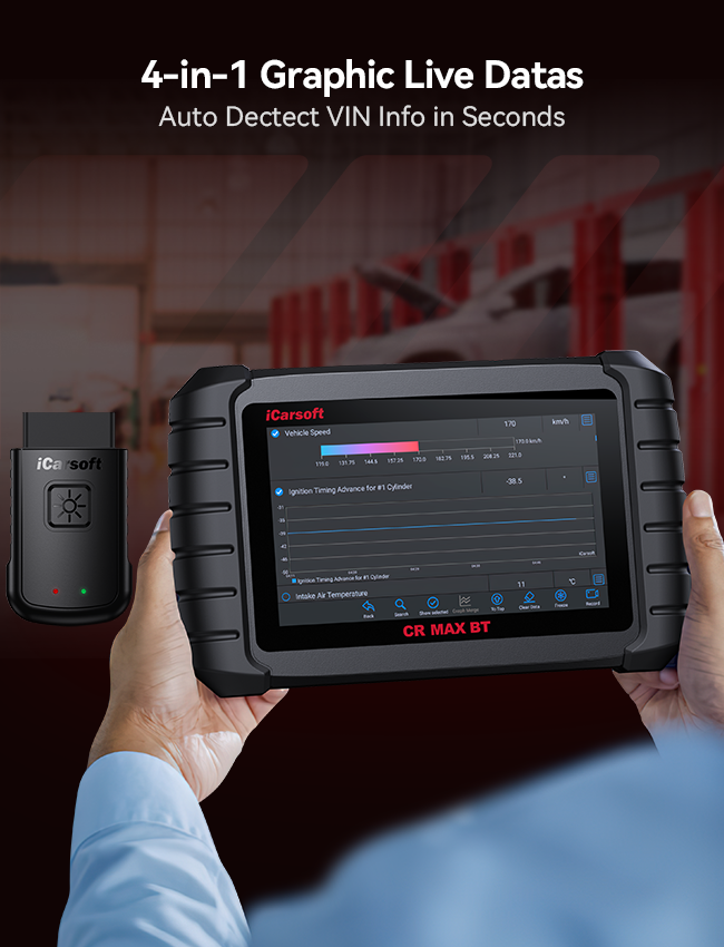 iCarsoft CR Max BT Wireless Android Pro Scan Tool