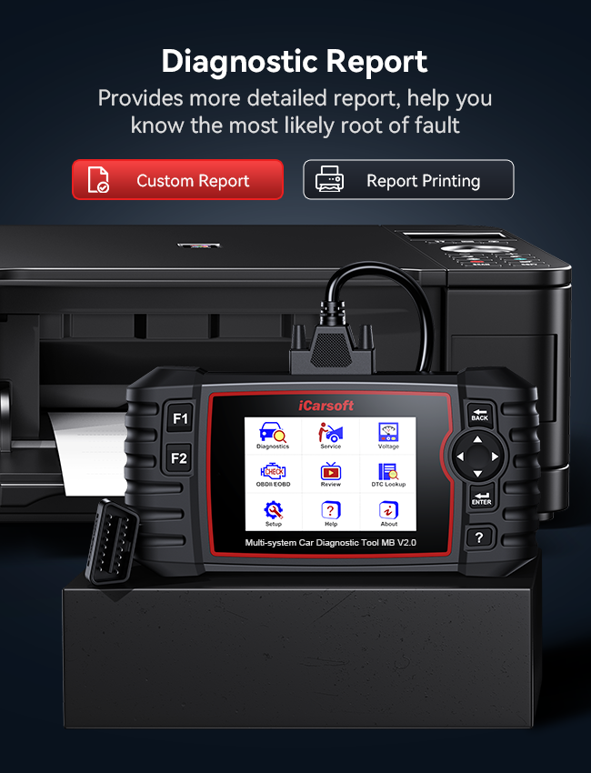 iCarsoft MB V2.0 Benz/Sprinter/Smart Diagnostic Scan Tool