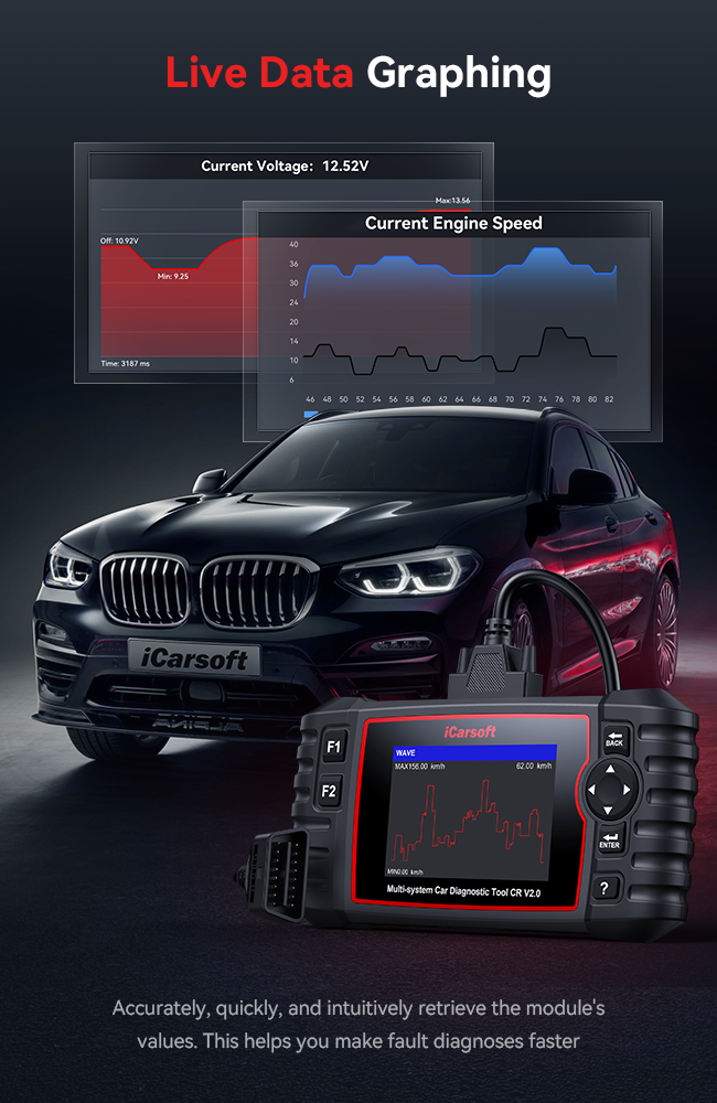 iCarsoft CR V2.0 All Systems Scan Tool