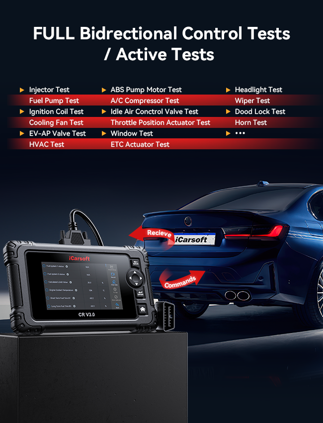 iCarsoft CR V3.0 All Systems Scan Tool