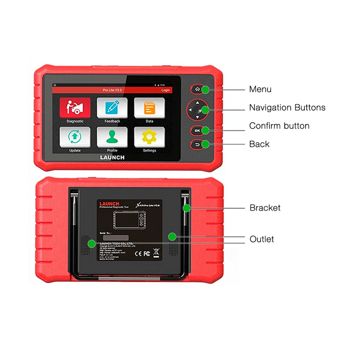 Launch X431 Pro Lite v3 Diagnostic Scan Tool