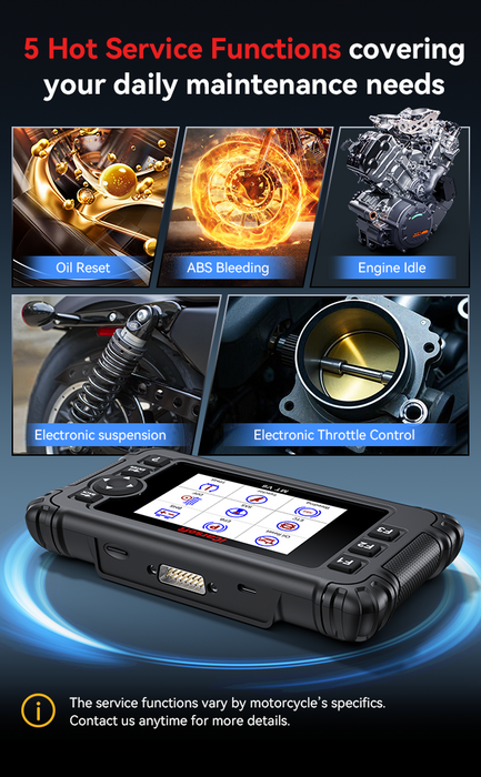 iCarsoft MT V6 Plus Multi-Makes Motorcycle Scan Tool