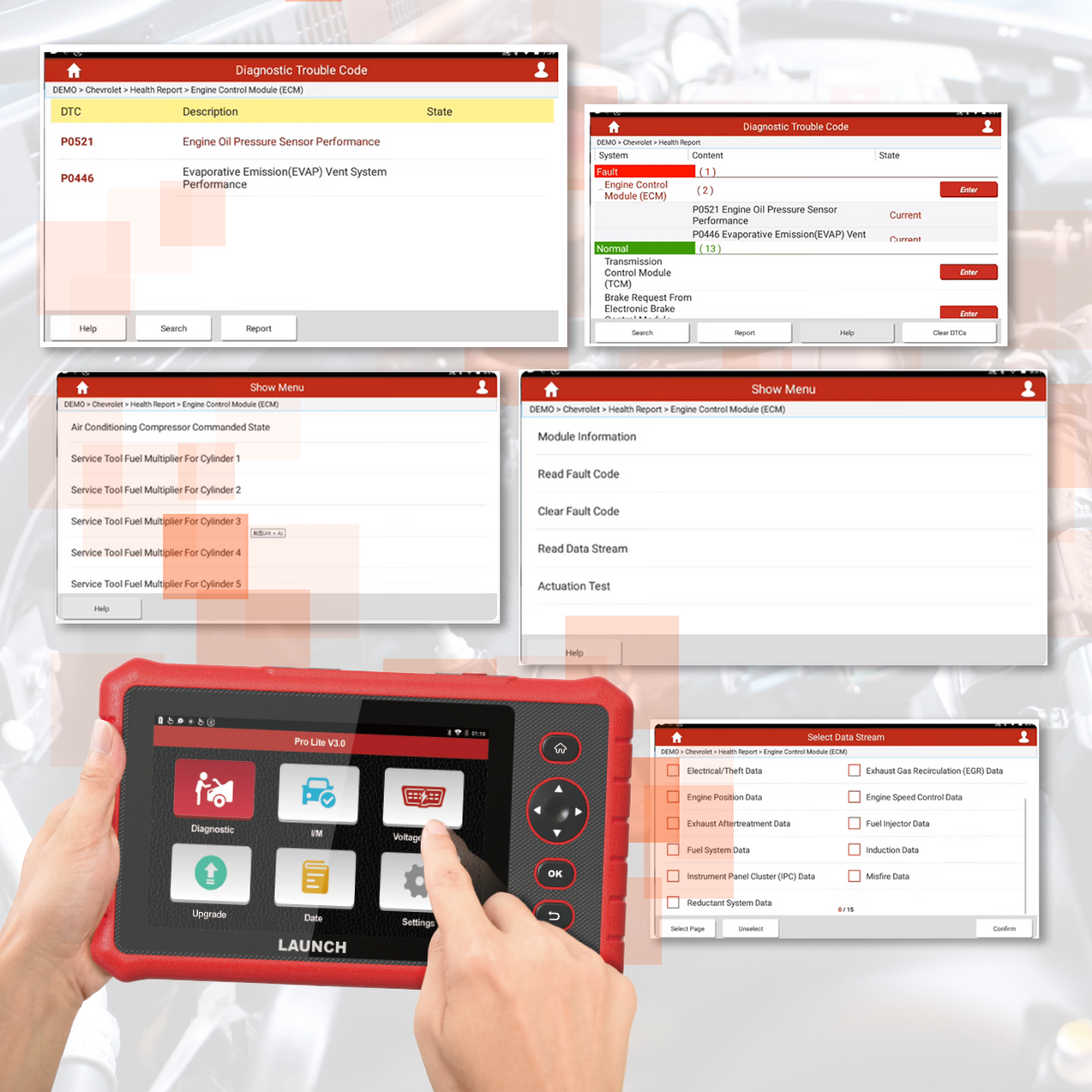 Launch X431 Pro Lite v3 Diagnostic Scan Tool Stahlcar Scan Tools