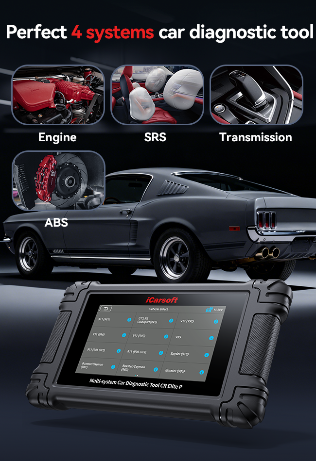 iCarsoft CR Elite P All Makes/Multi Systems Scan Tool