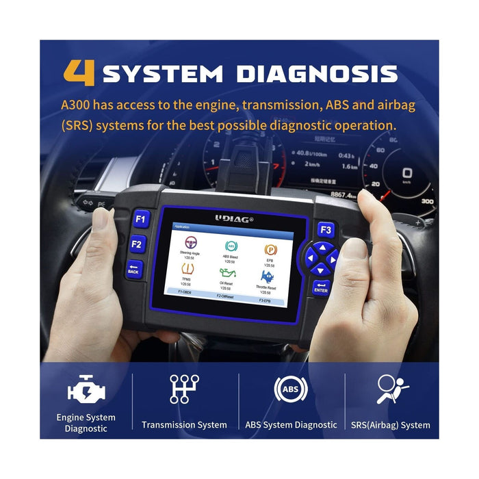 UDIAG A300NZ All Makes/Four Systems Scan Tool