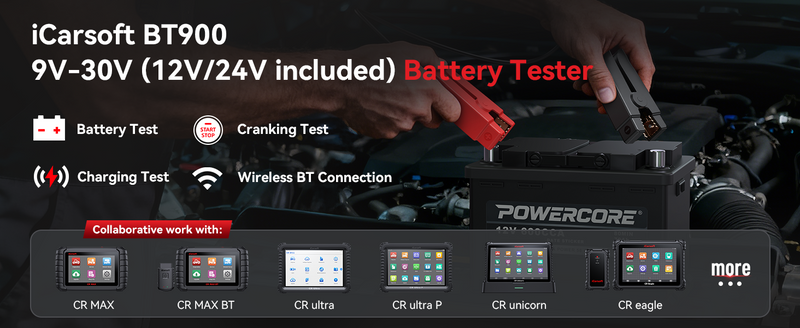iCarsoft BT900 Battery Test Clip for CR MAX Range