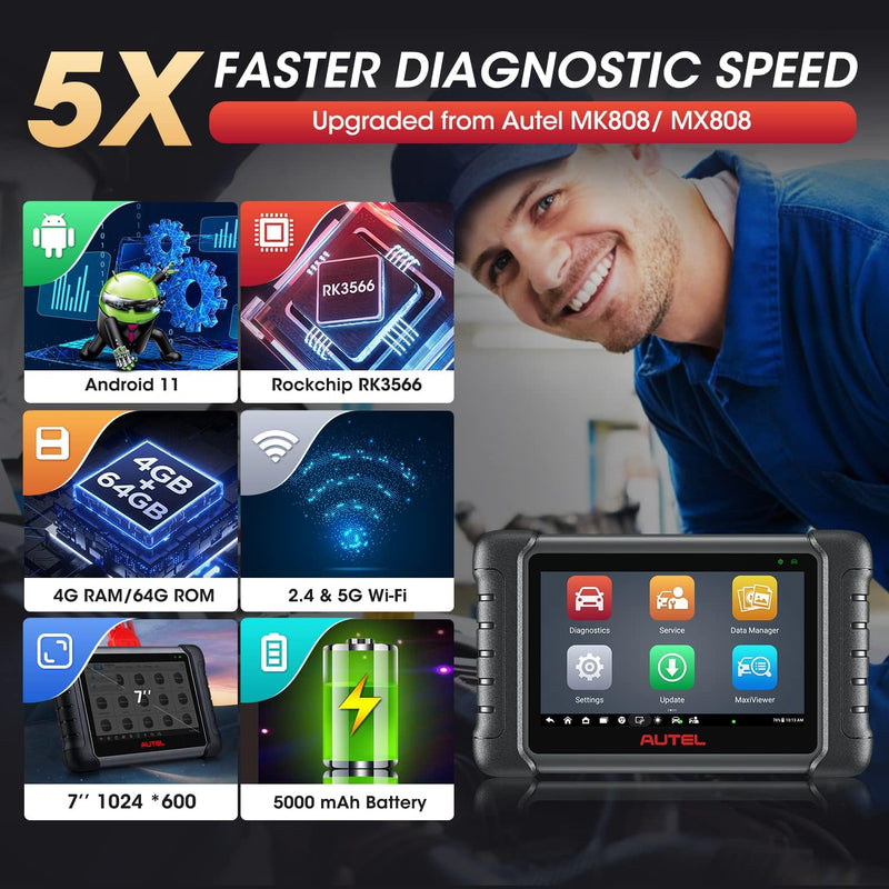 Autel MX808S Automotive Diagnostic Tool - NZ Edition