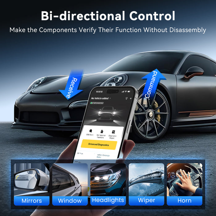 Mucar BT200 Max All Systems All Makes Scan Tool for Android/iOS
