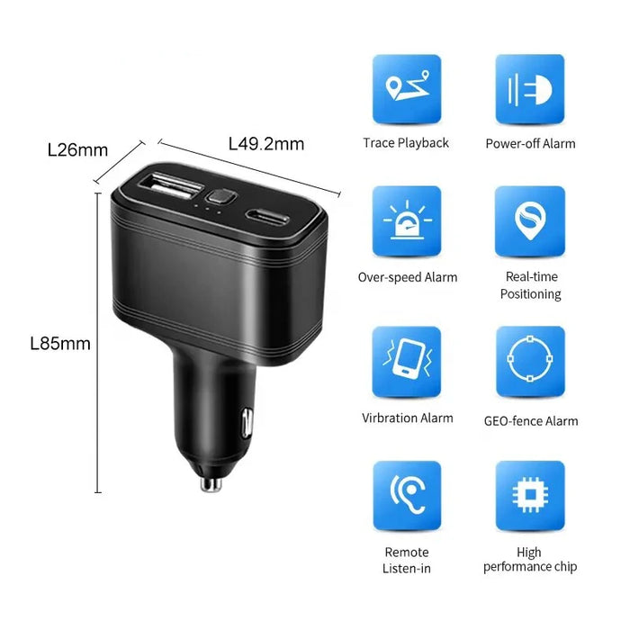 Stahlcar C036 GPS Vehicle Tracker + USB Charger