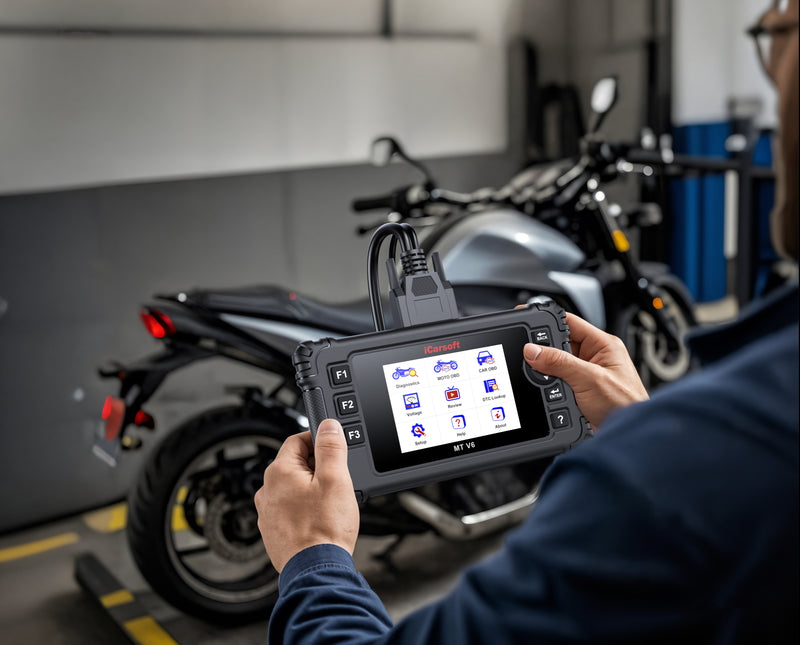 iCarsoft MT V6 BMW Motorcycle Diagnostic Scanner