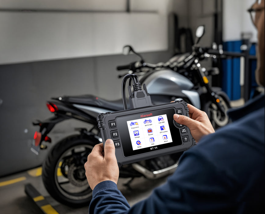 iCarsoft MT V6 BMW Motorcycle Diagnostic Scanner