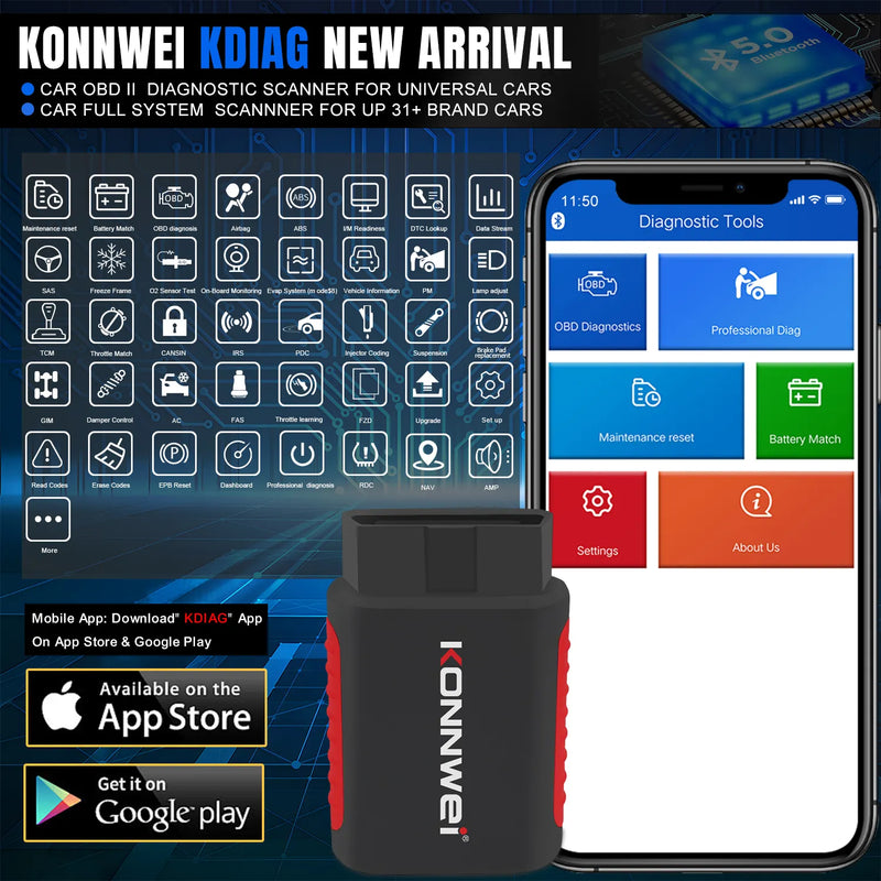 Konnwei KDIAG Full System Scan Tool