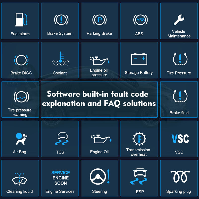 JFIND JF327 Pro Bluetooth OBD2 Diagnostic Tool - Android/iOS
