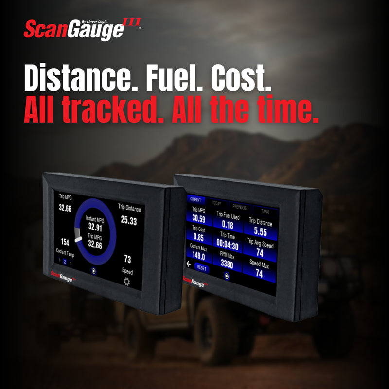 ScanGauge 3 OBD2 Digital Gauge & Trip Computer