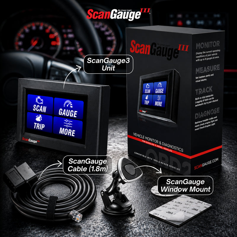ScanGauge 3 OBD2 Digital Gauge & Trip Computer