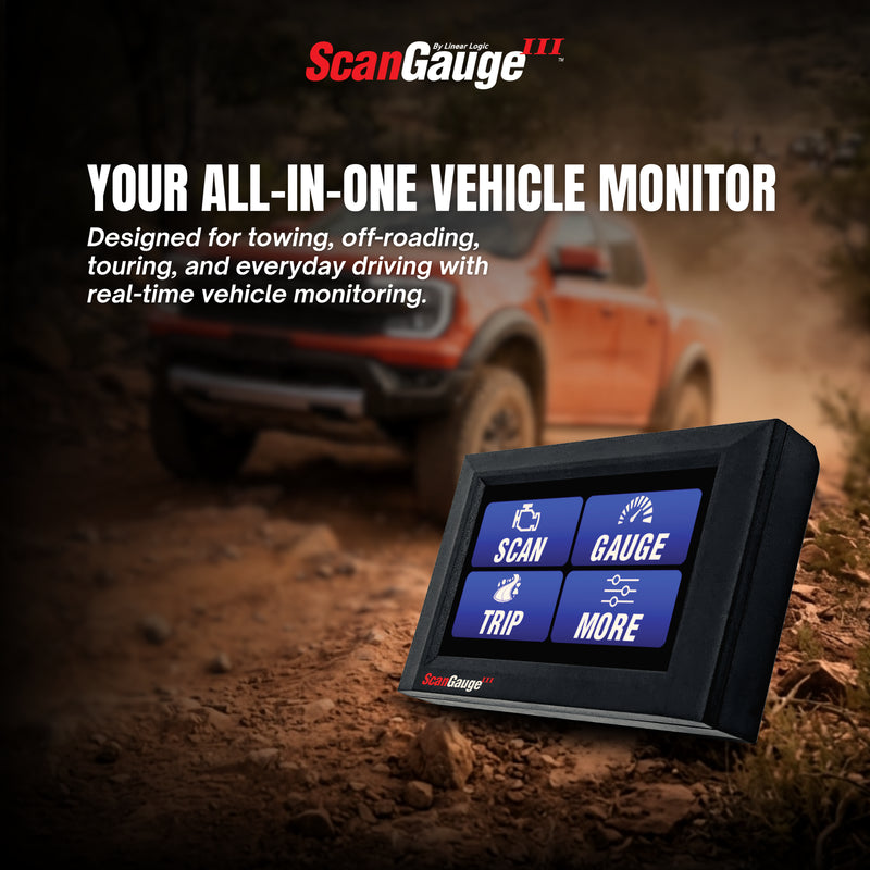 ScanGauge 3 OBD2 Digital Gauge & Trip Computer
