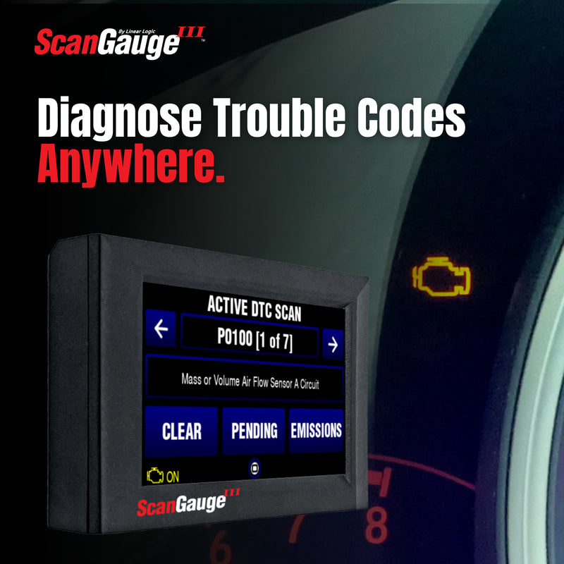 ScanGauge 3 OBD2 Digital Gauge & Trip Computer