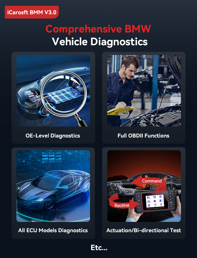 iCarsoft BMM v3.0 BMW/Mini/Rolls Royce Scan Tool