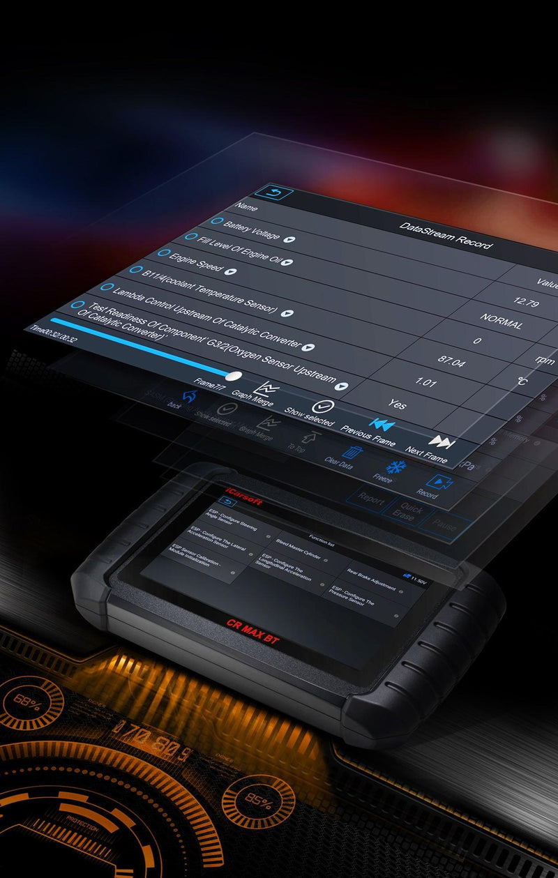 iCarsoft CR Max BT Wireless Android Pro Scan Tool - Stahlcar Scan Tools