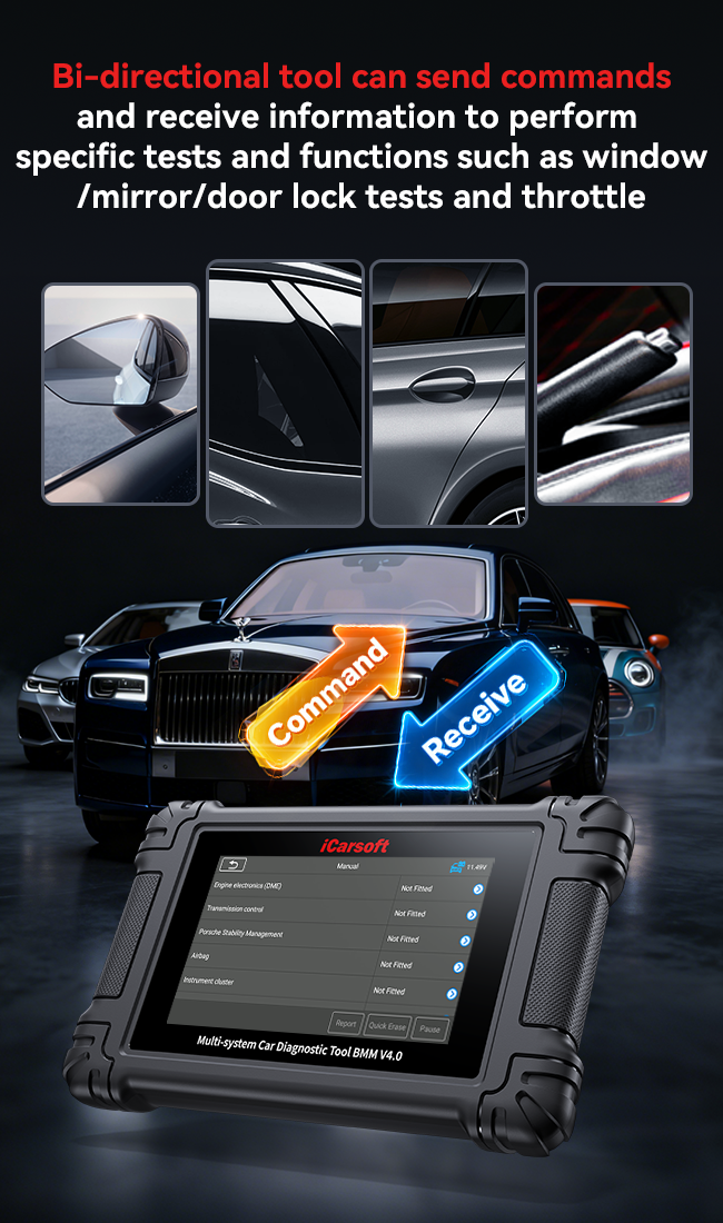 iCarsoft BMM V4.0 BMW service functions