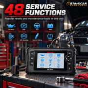 iCarsoft CR Pro+ 48 service functions including oil reset, EPB, BMS, SAS and ABS bleeding