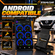 Nissan Consult USB Android compatibility with optional USB adapter sold separately
