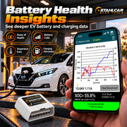 Leaf Spy battery state of health, battery cells, temperatures and charging data