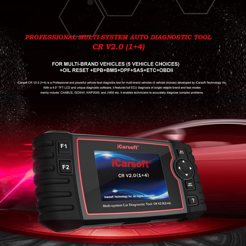 iCarsoft CR V2.0 All Systems Scan Tool - Stahlcar Scan Tools