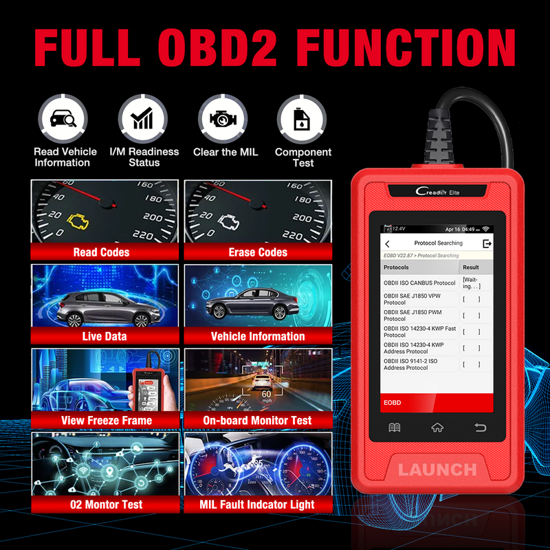 Launch CRE901 Multi Systems Scan Tool