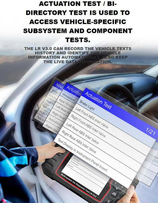 iCarsoft LR V3.0 Land Rover/Rover/Jaguar Diagnostic Scan Tool