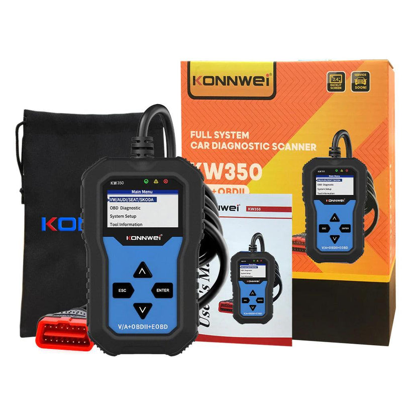 Konnwei KW350 Audi/VW/Skoda All Systems Scan Tool - Stahlcar Scan Tools