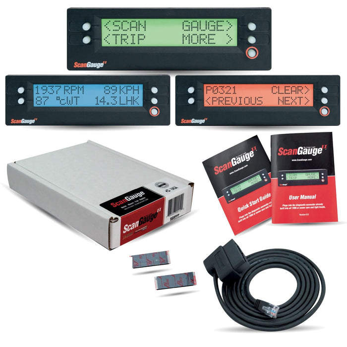 ScanGauge 2 OBD2 Digital Gauge & Trip Computer - Stahlcar Scan Tools